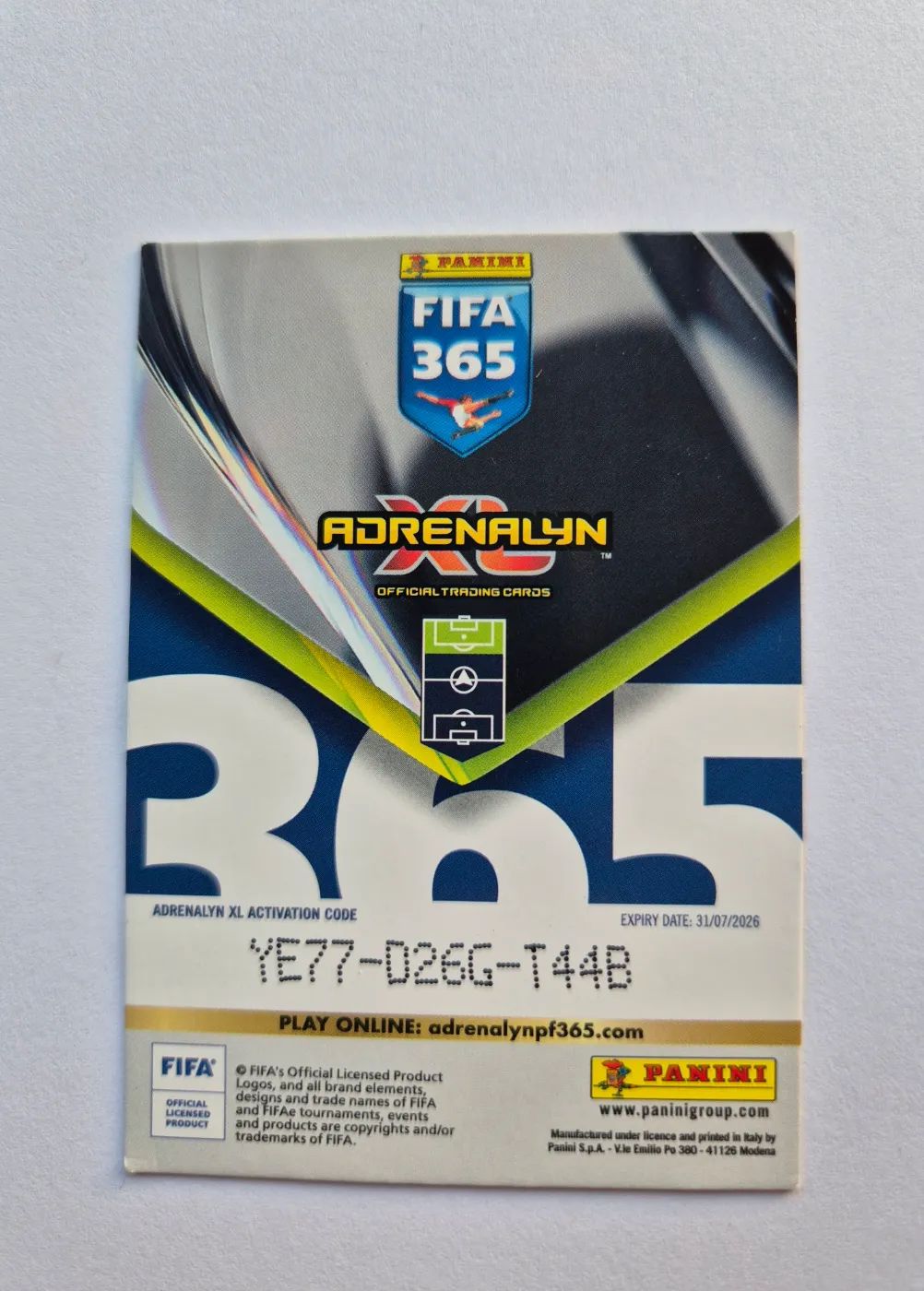 panini FIFA 365 Adrenalyn XL 2024 Nr. NAS18 Cristiano Ronaldo, Zustand Sehr gut, Rückseite