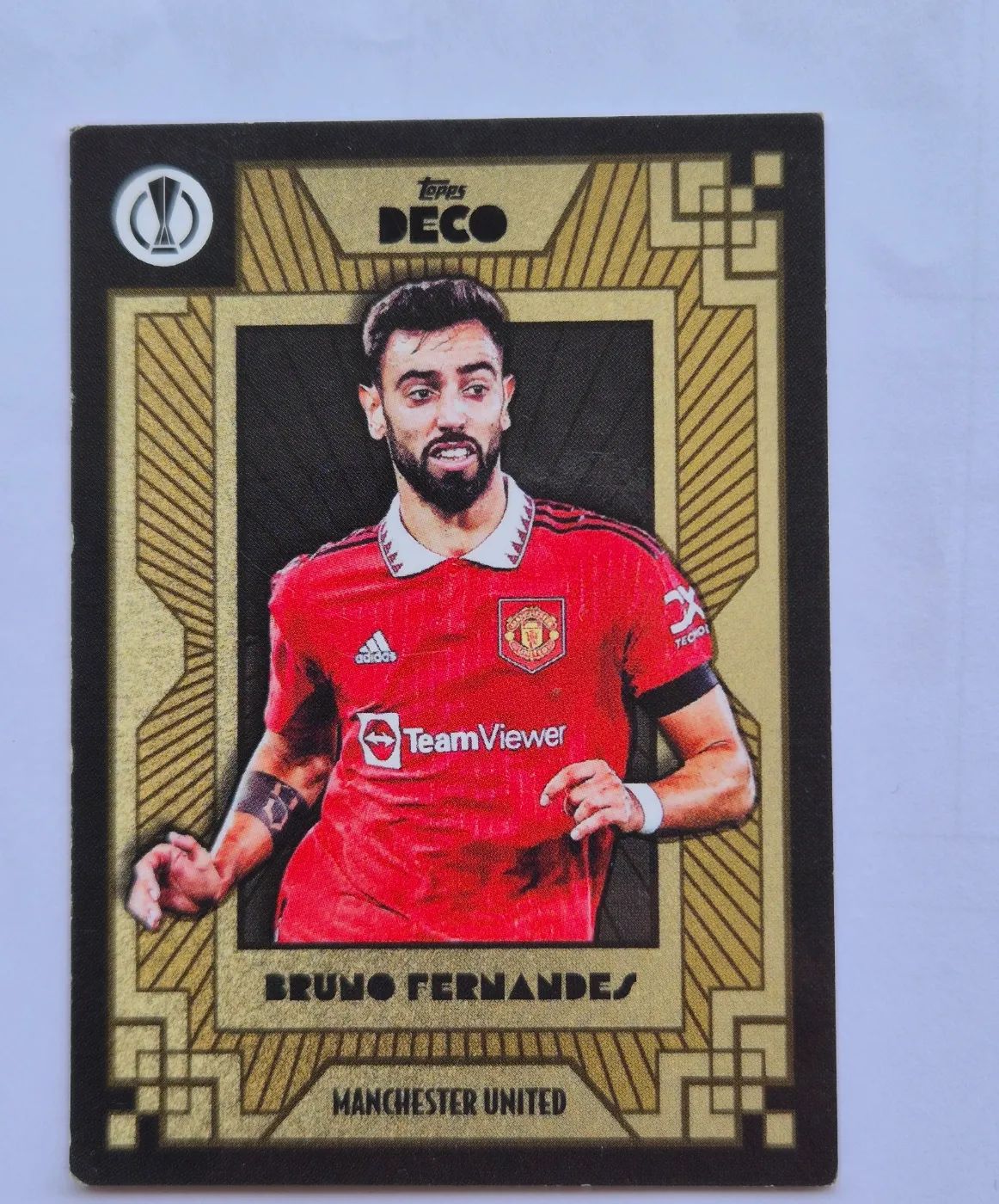 Fussballkarte: Bruno Fernandes Manchester United Topps Deco UEFA Club Competitions 2022