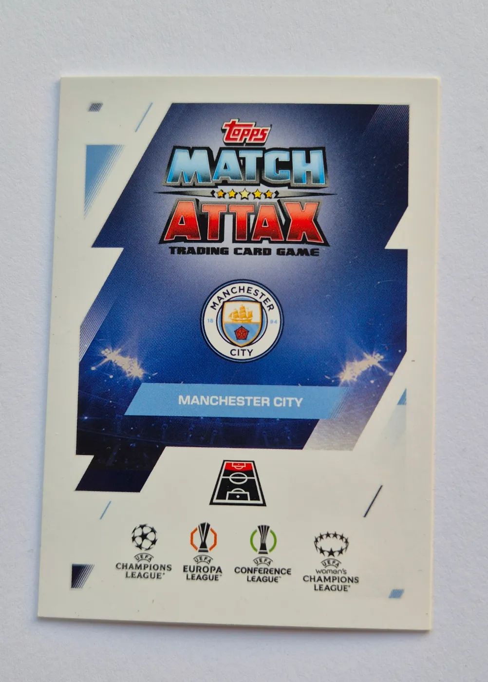 topps Match Attax UEFA Club Competitions 2023 Nr. BAB 9 Erling Haaland, Zustand Gut, Rückseite