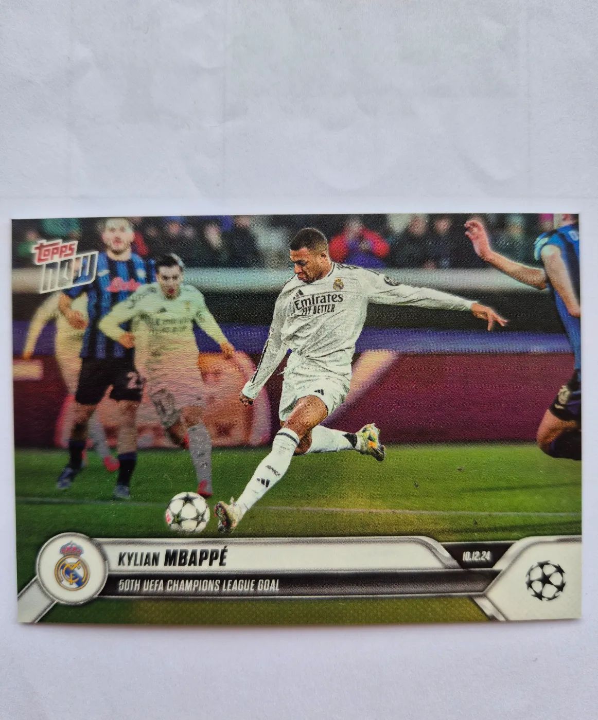 topps Topps Now UEFA Champions League 2024 Nr. 063 Kylian Mbappé, Zustand Gut, Vorderseite