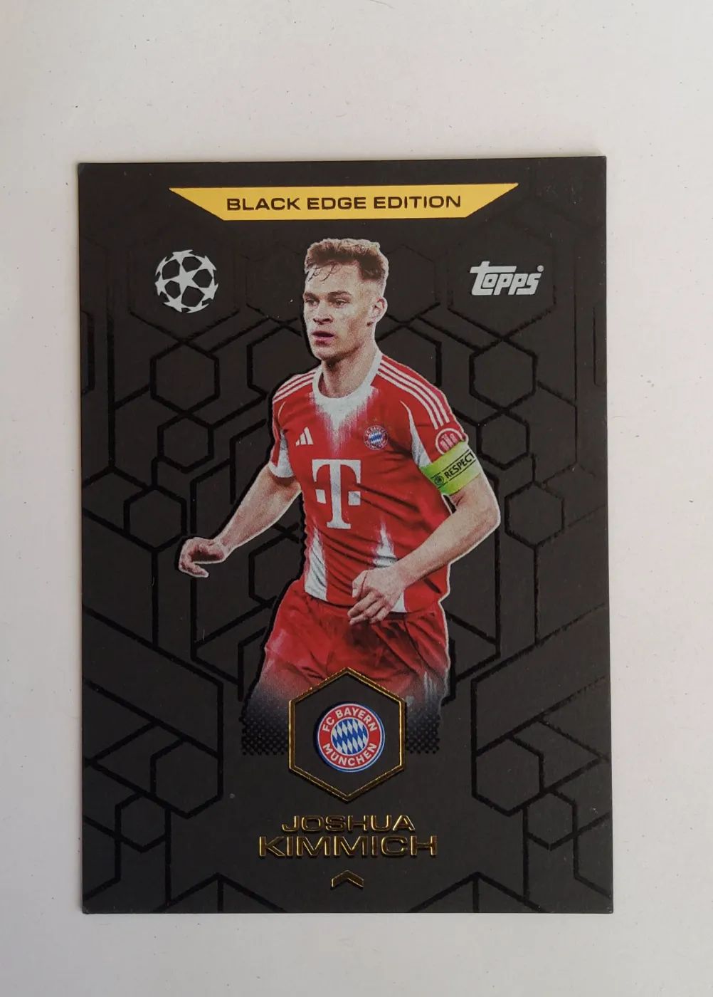 Fussballkarte: Joshua Kimmich, FC Bayern München, Topps Match Attax 2024 Black Edge Edition