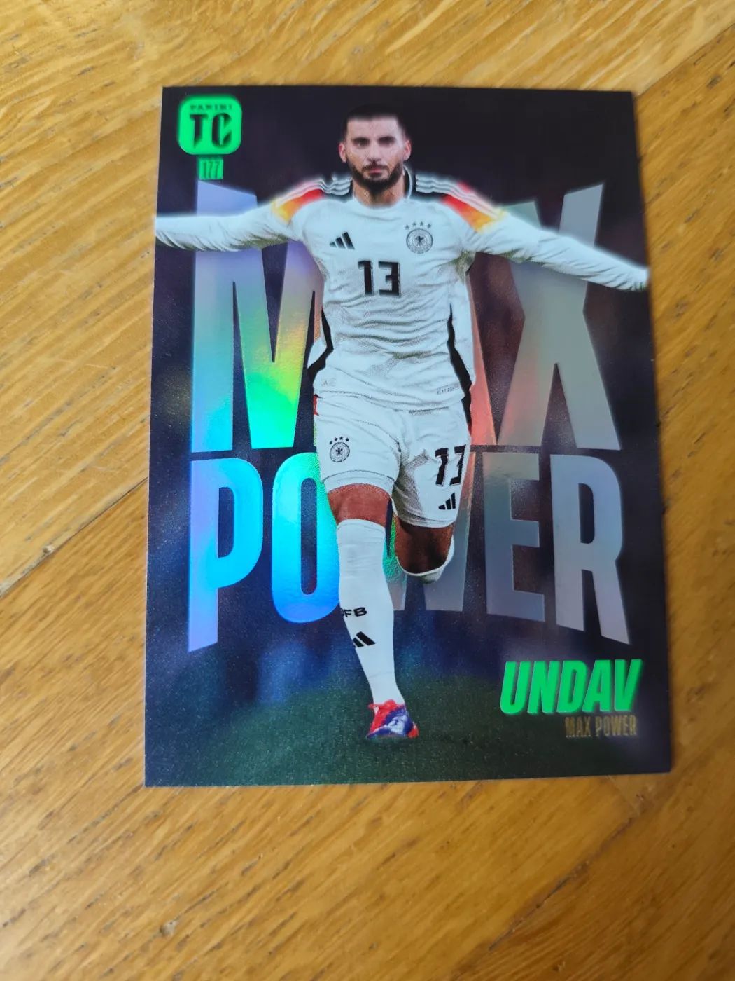 Fussballkarte: Deniz Undav, Deutschland, Panini Top Class 2024, Max Power