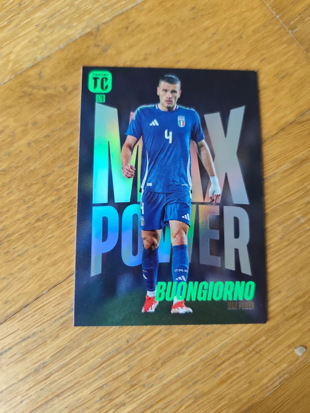 Fussballkarte: Alessandro Buongiorno, Italien, Panini Top Class 2024, Max Power