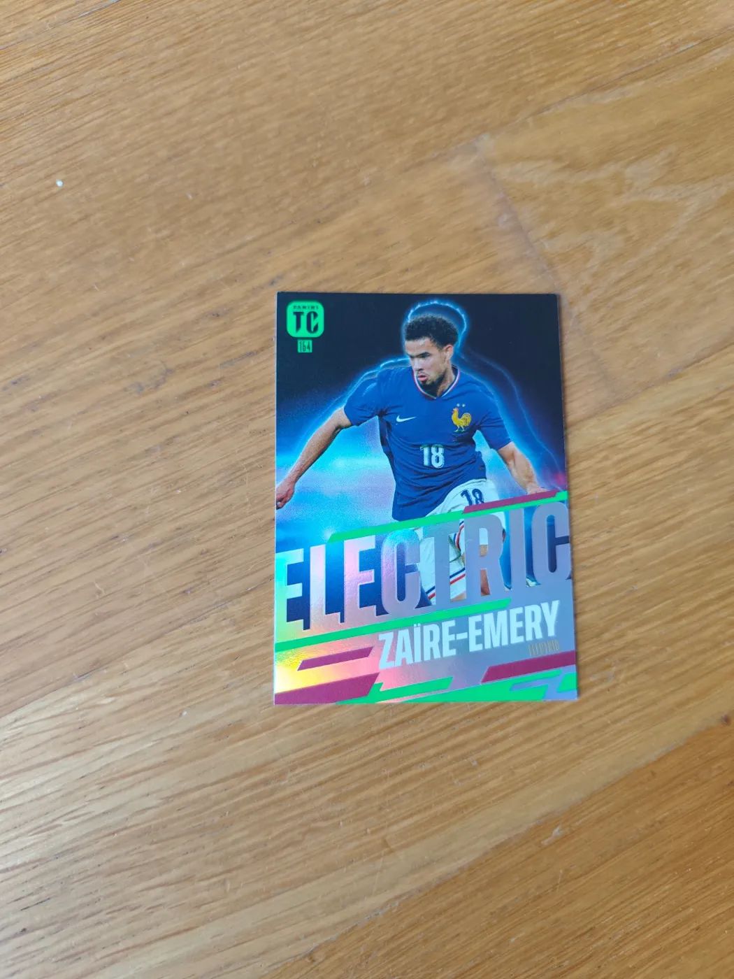 Fussballkarte: Warren Zaïre-Emery, Frankreich, Panini Top Class 2024, Electric