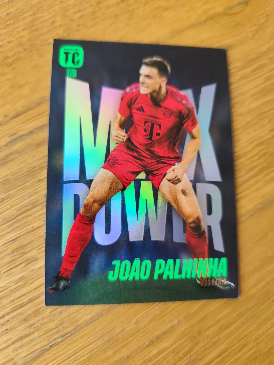 Fussballkarte: João Palhinha, FC Bayern München, Panini Top Class 2024, Max Power