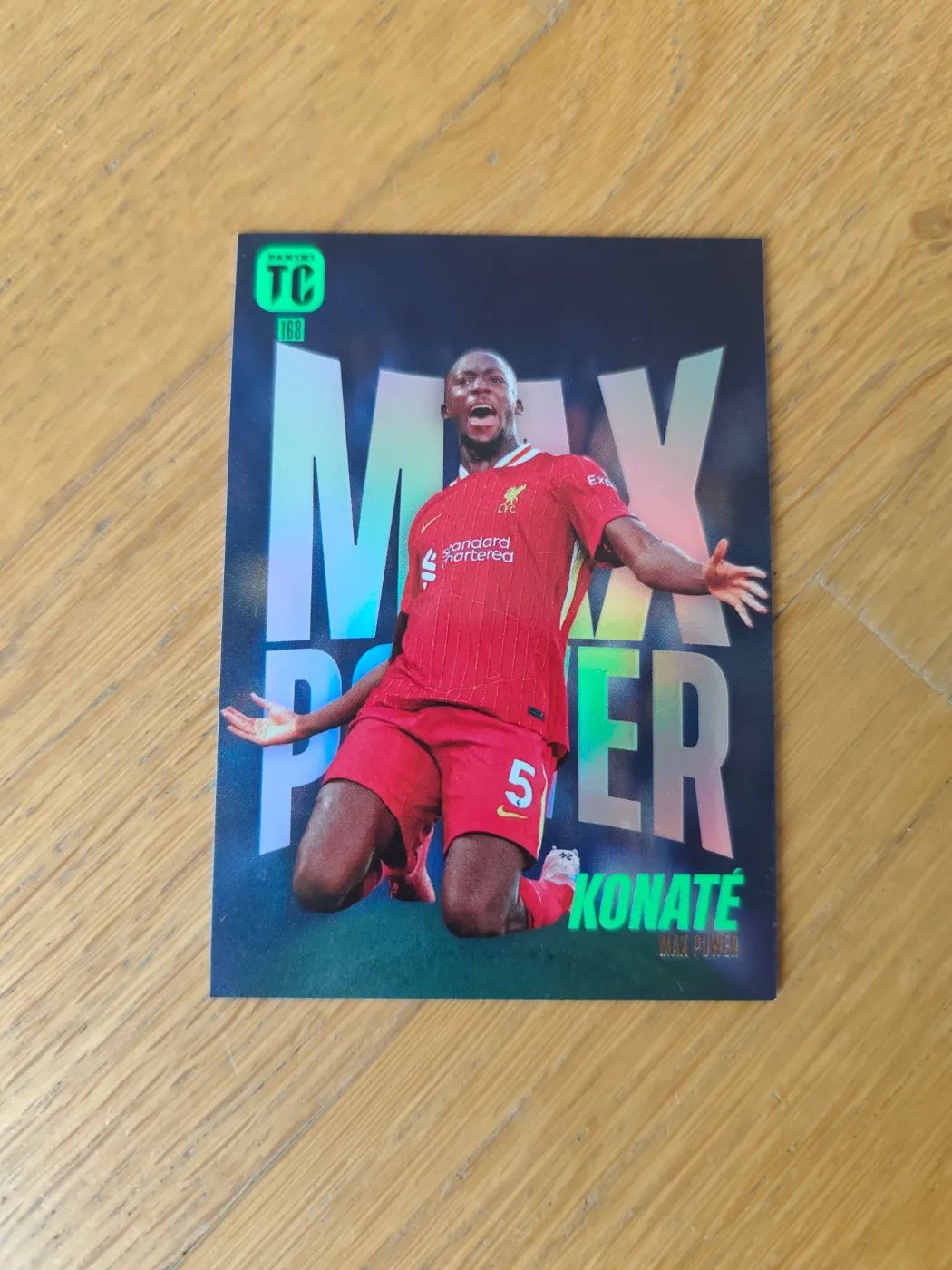 Fussballkarte: Ibrahima Konaté, FC Liverpool, Panini Top Class 2024, Max Power
