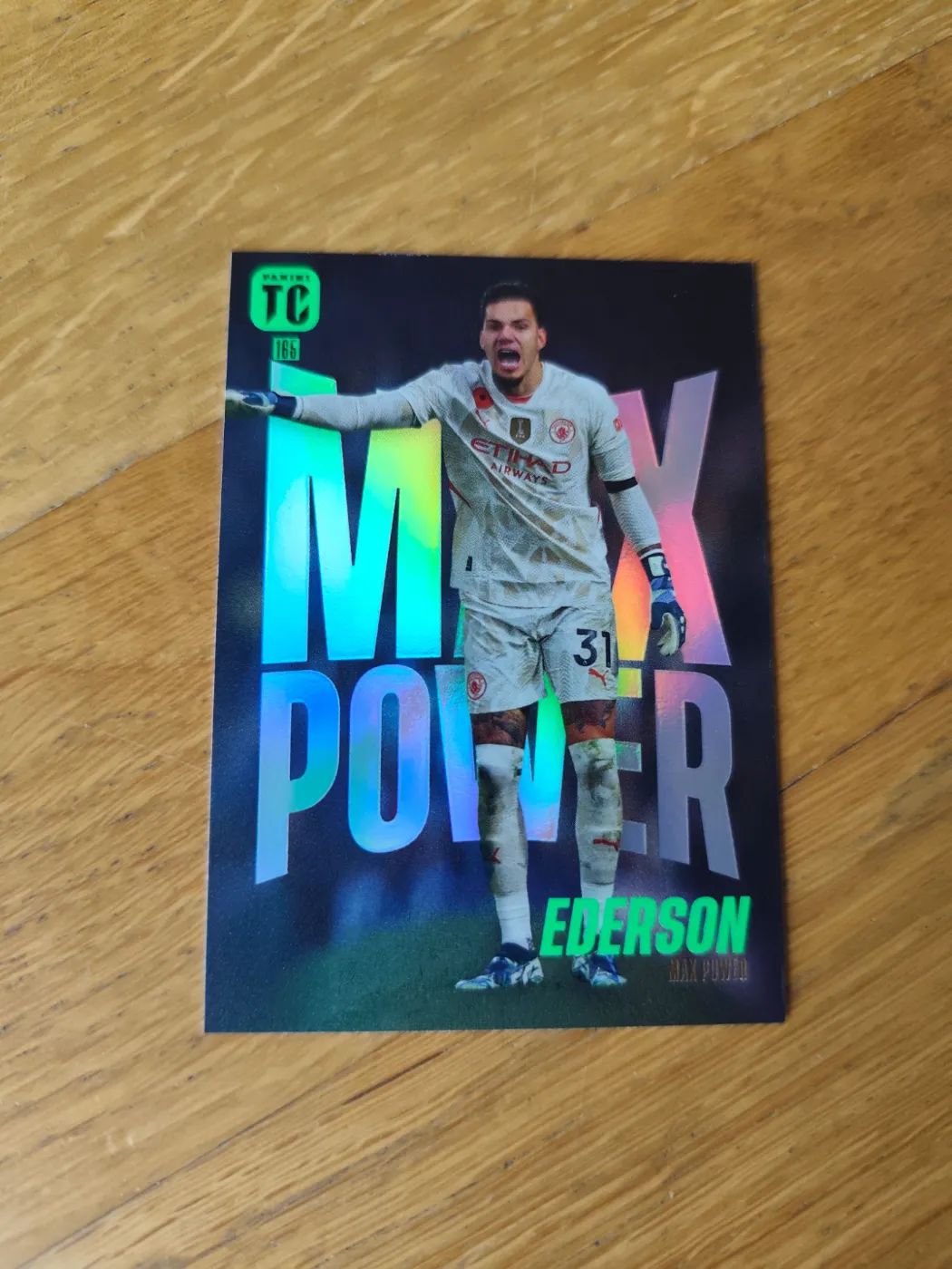 Fussballkarte: Ederson, Manchester City, Panini Top Class 2024 Max Power
