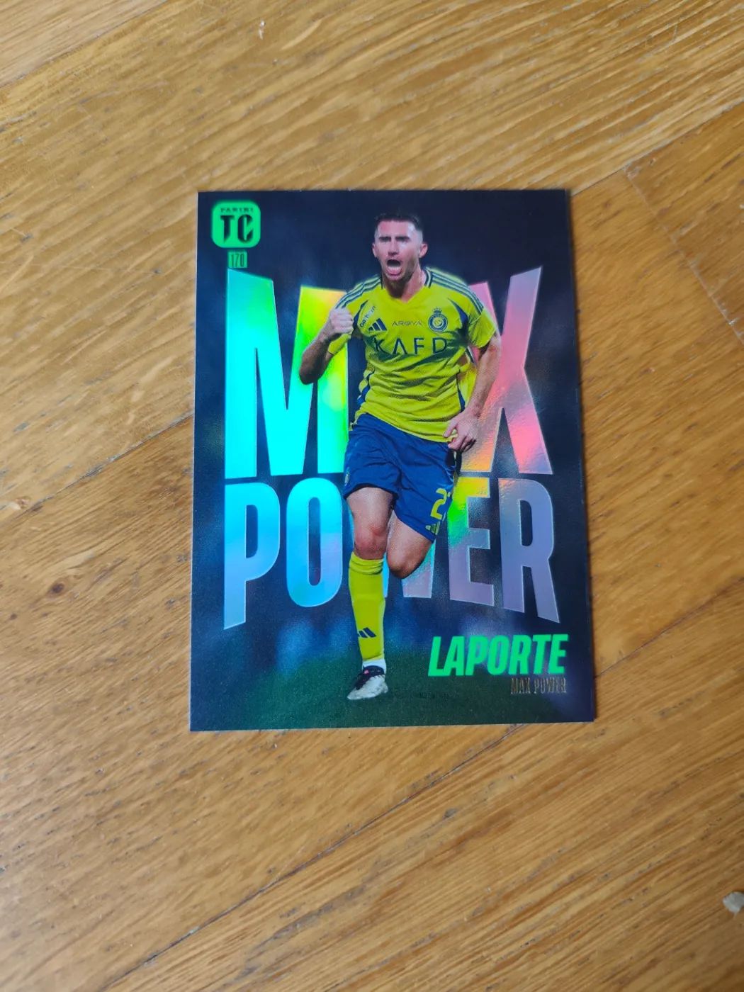 Fussballkarte: Aymeric Laporte, Al-Nassr FC, Panini Top Class 2024, Max Power